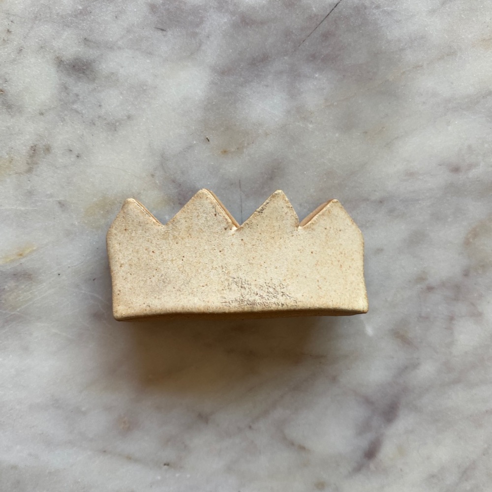 Handmade ceramic hair clip